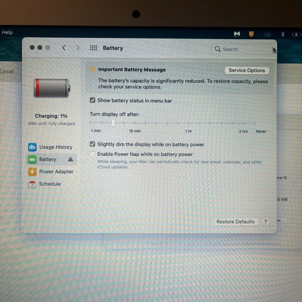 Apple MacBook Silver Laptop with Sleek Aluminum Design